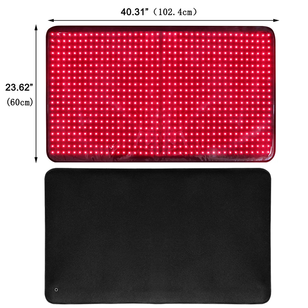 Luxury Full Body Infrared LED Light Therapy Mat Extra Large Red Light Pad 660nm 850nm.
