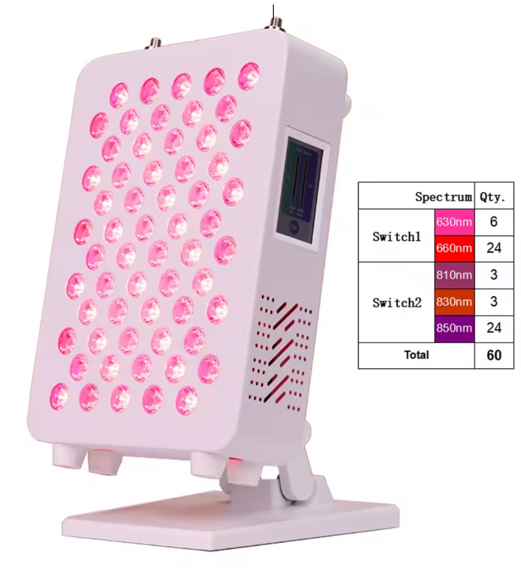 5 Wavelength Red Light Therapy Panel for Full Body, Pain Relief & Skin Rejuvenation