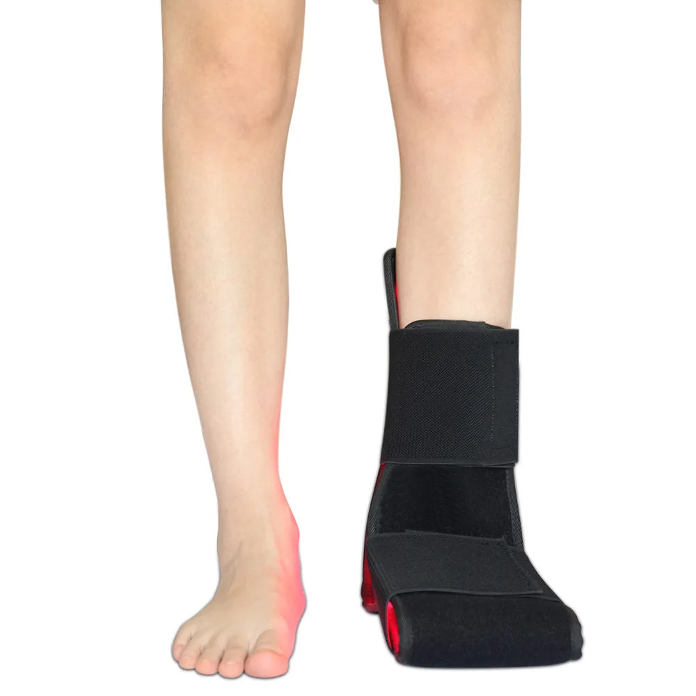 Portable Red Light Therapy Foot Wrap with 660nm & 850nm Infrared for Recovery and Comfort