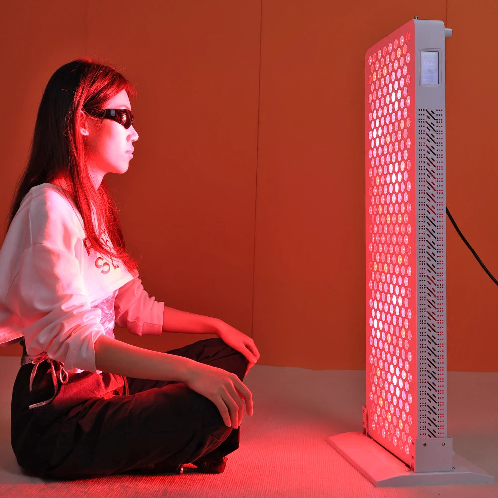 1500W Red & Blue Infrared Light Therapy Panel with Stand
