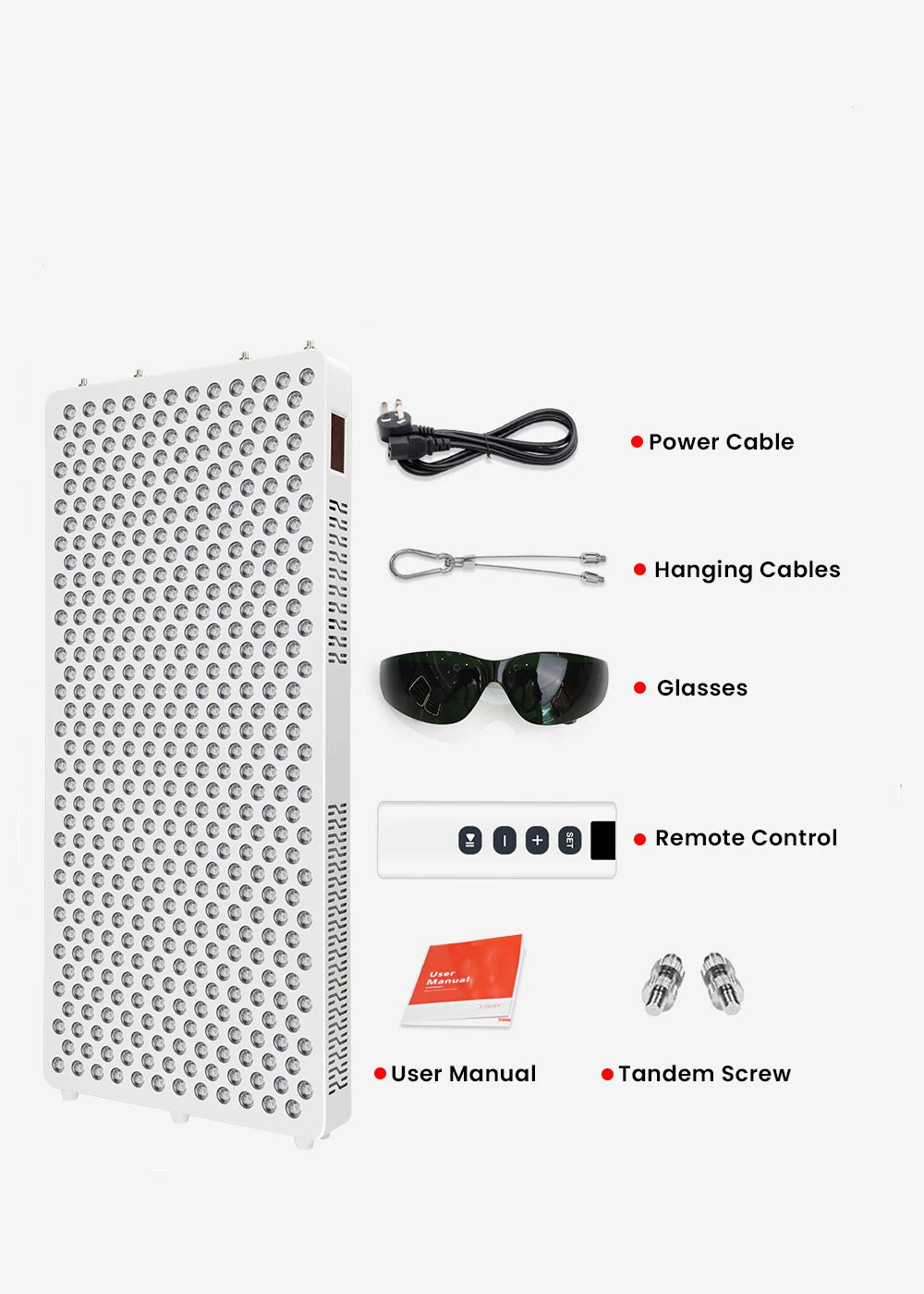 Touch Screen 9-Wavelength Red Light Therapy Bed