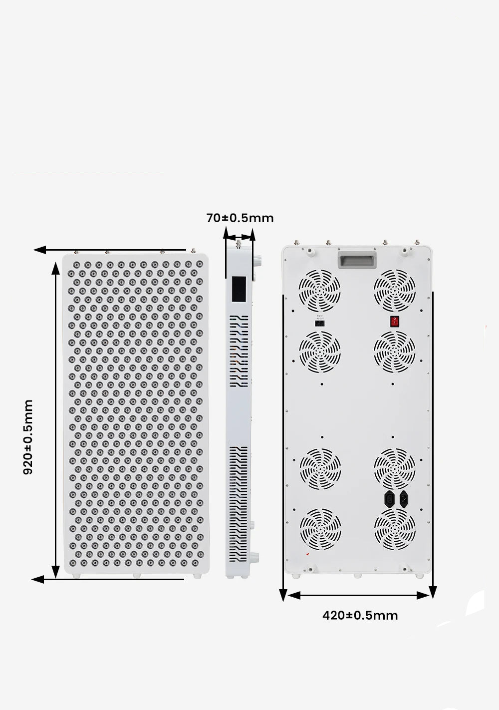 Touch Screen 9-Wavelength Red Light Therapy Bed