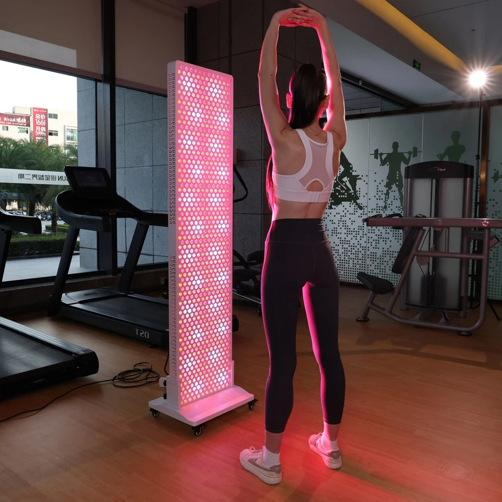 APP Controlled Touch Screen Red Light Therapy Panel with Stand.