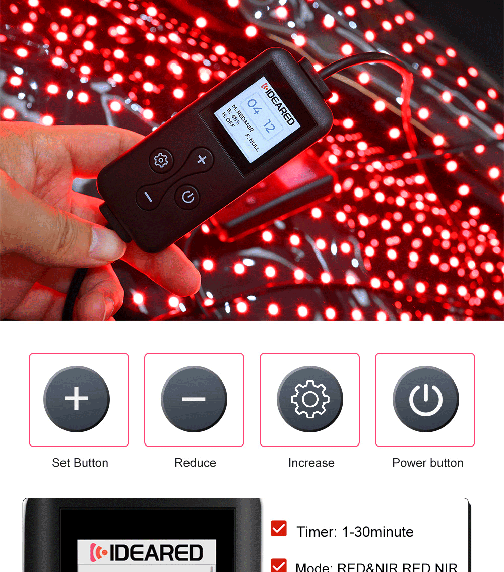 Infrared Red Light Therapy Sauna Blanket 660 nm 850 nm Full Body Sleeping Bag