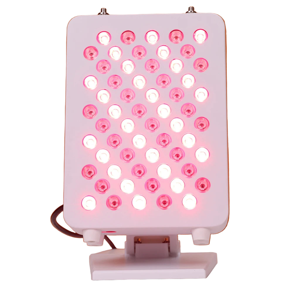 Flicker-Free Dual Chip LED Panel with Adjustable Stand, Red & Near Infrared Light Therapy