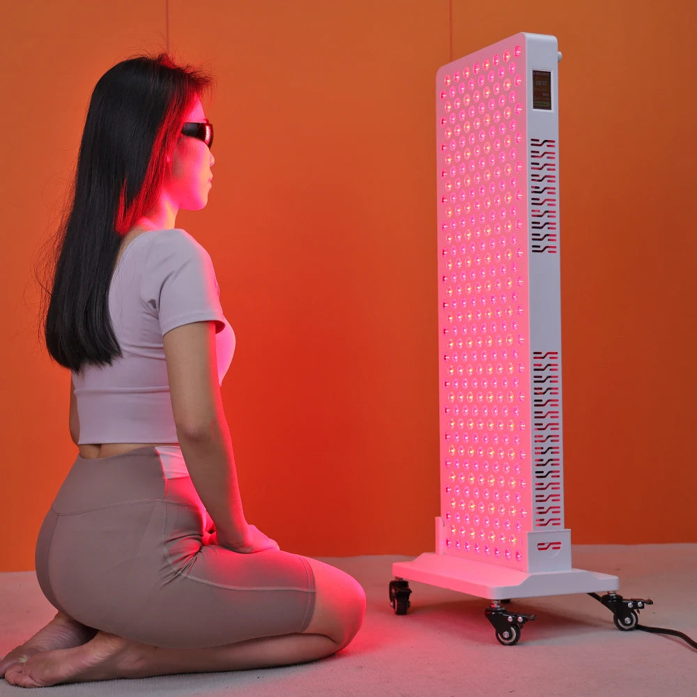 8-Spectrum 1400W Red Light Therapy Panel with APP Touchscreen Control & Full Body Stand