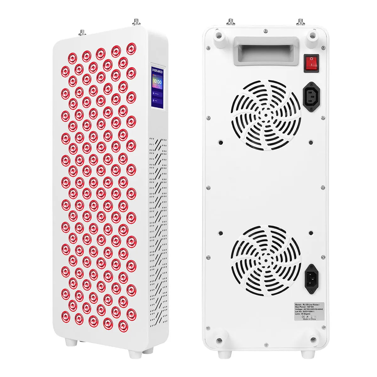 Multi-Wavelength Red & Blue Light Therapy Panel, High Irradiance 600W LED with Infrared