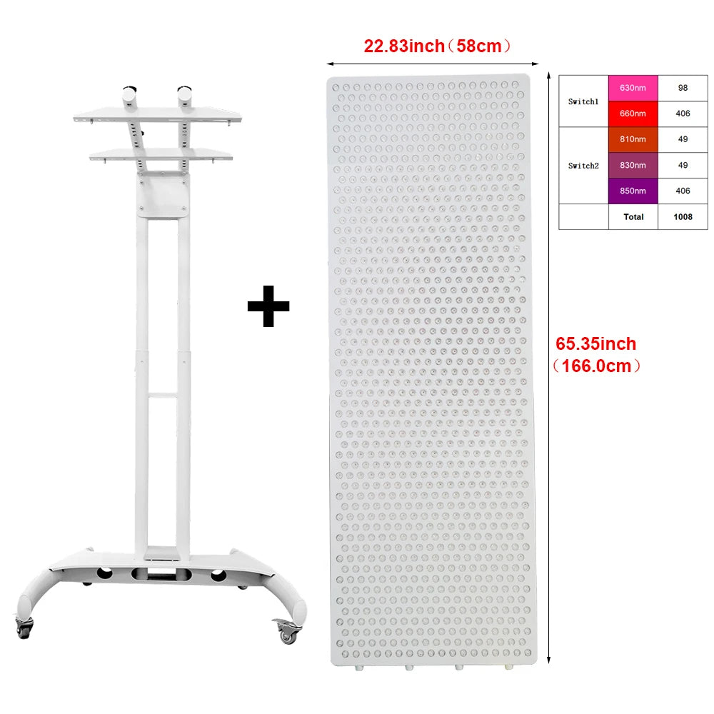 5 Wavelength Red Light Therapy Panel for Full Body, Pain Relief & Skin Rejuvenation
