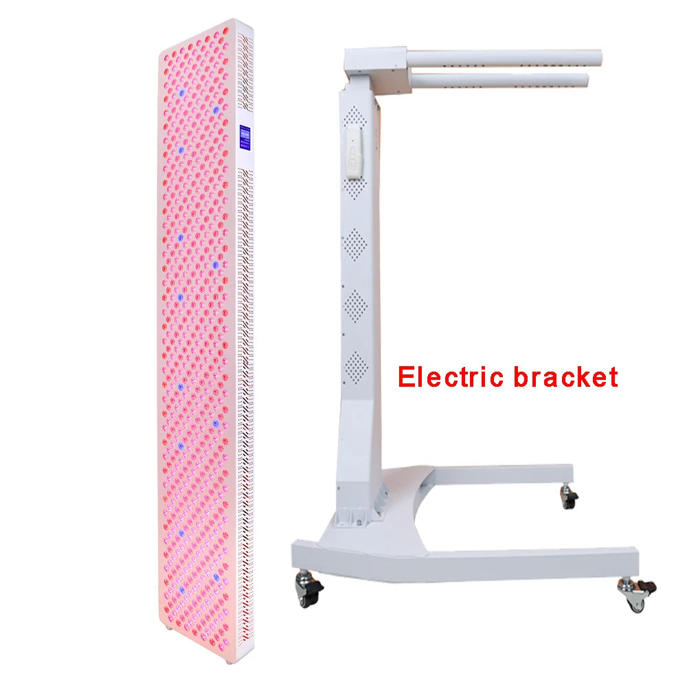 7 Wavelength Full Body Red Light Therapy Panel with Stand Near Infrared LED Light Device for Home and Professional Use.