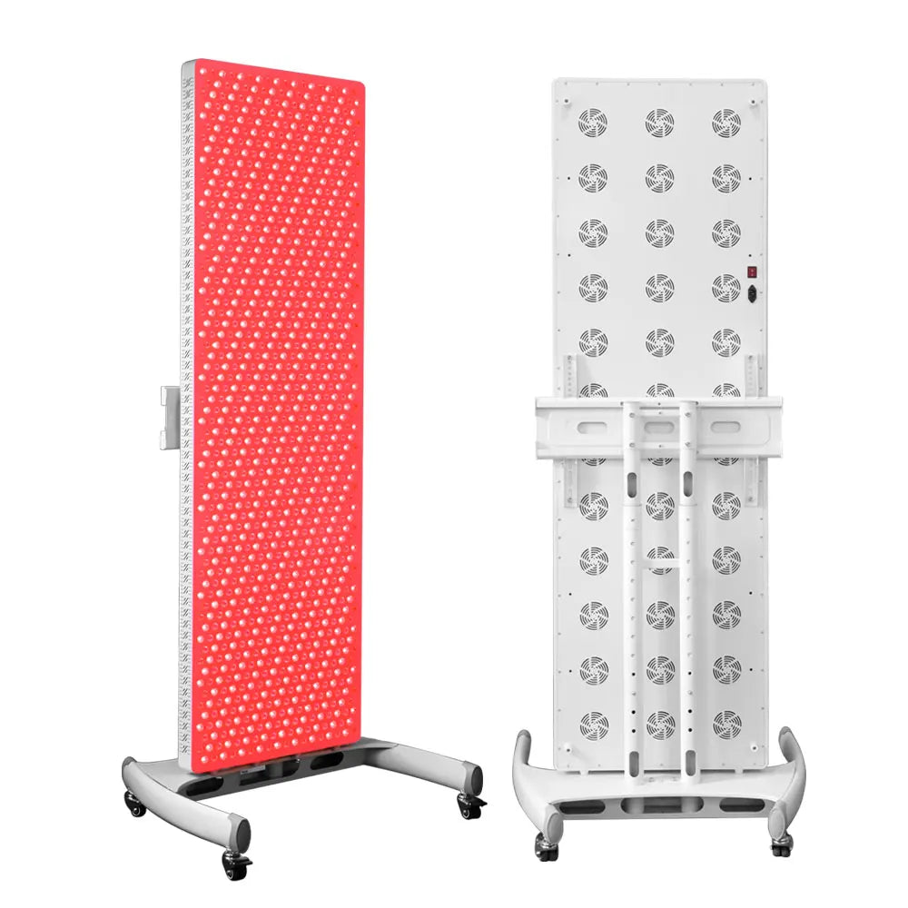 Full Body Red and Infrared Light Therapy Bed with Adjustable Stand