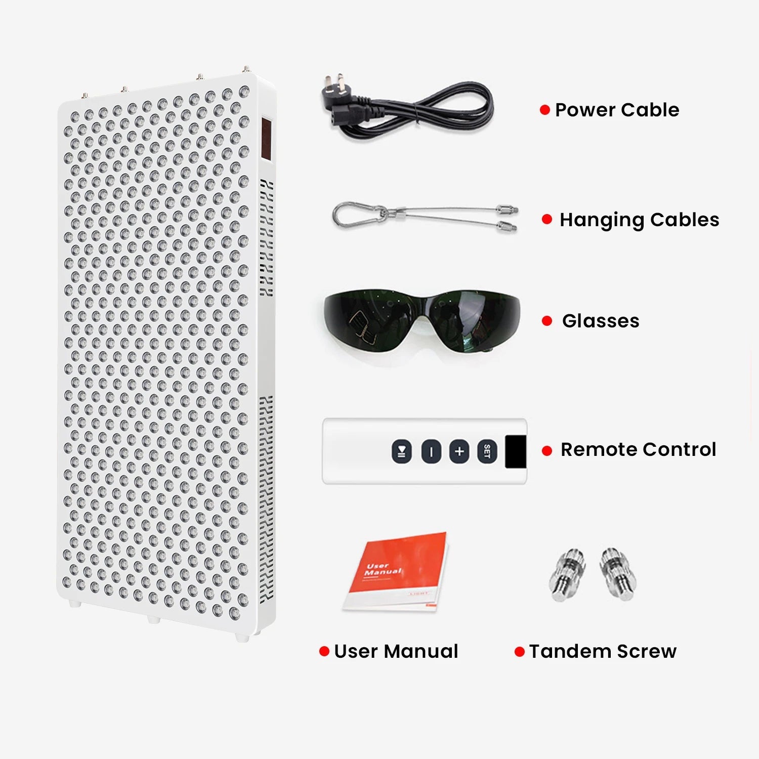 Full Body Red Light Therapy Panel, 9 Wavelength LED Infrared with APP & Bluetooth Control.