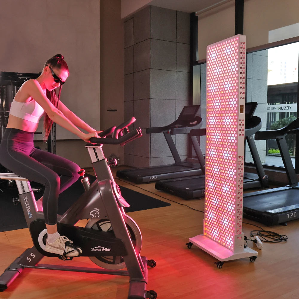 APP Controlled Touch Screen Red Light Therapy Panel with Stand.