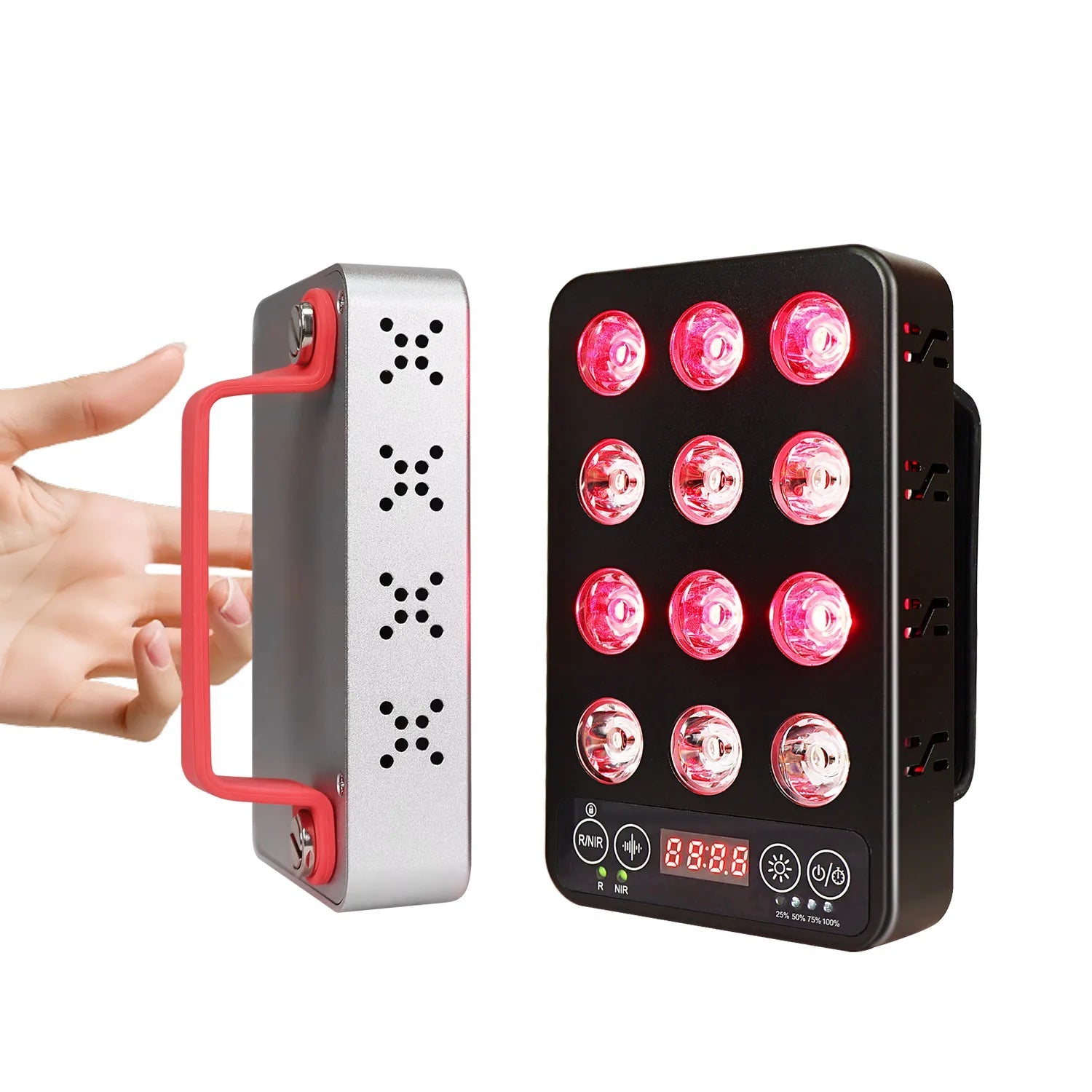 Portable Red and Infrared Light Therapy Device for Face and Health